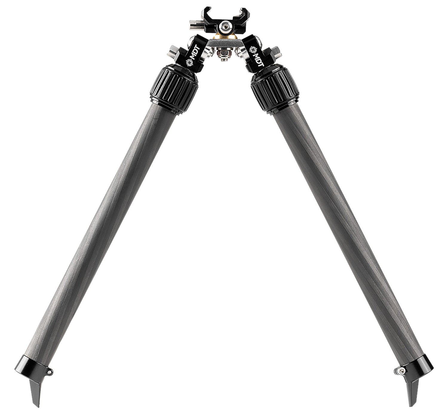 MDT BackCountry Bipod 7.50"-14.30" Black Carbon Fiber and Aluminum