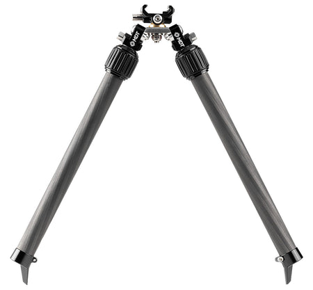 MDT BackCountry Bipod 7.50"-14.30" Black Carbon Fiber and Aluminum