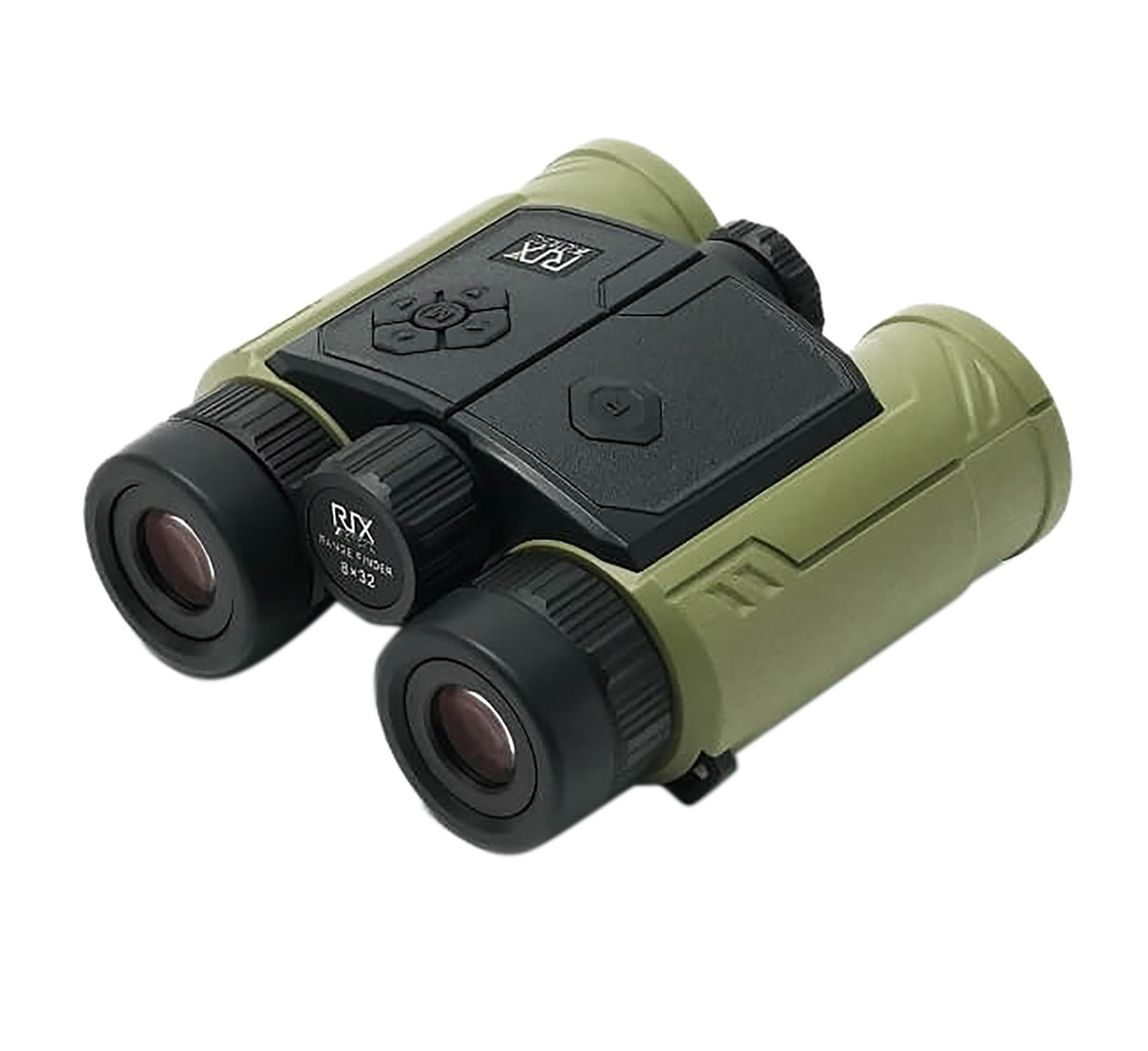 Rix Optics MKR3000 MK-R3000 8x32mm Binocular with Rangefinder Black/Green