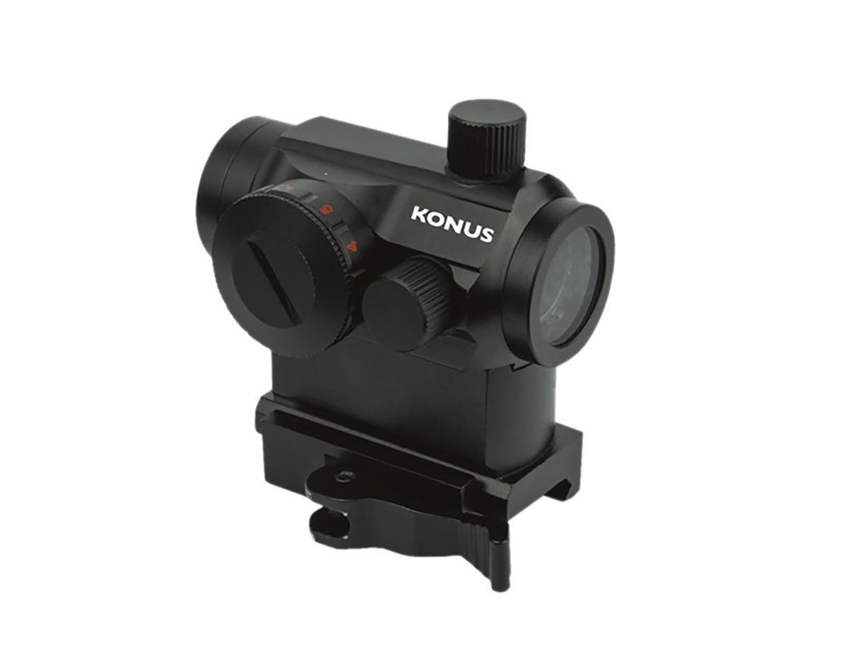 Konus Pro Nuclear Matte Black 1x22mm 3 MOA Red/Green Dot Sight QR