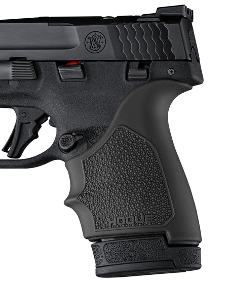 Hogue 18410 HandAll Beavertail Grip Sleeve Black Rubber with Cobblestone Texture and Top Finger Groove