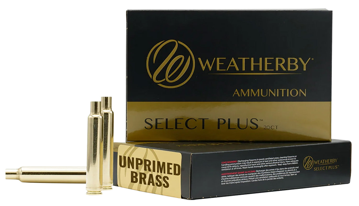 Weatherby BRASS65RPM20CT Select Plus 6.5 RPM Unprimed Rifle Brass