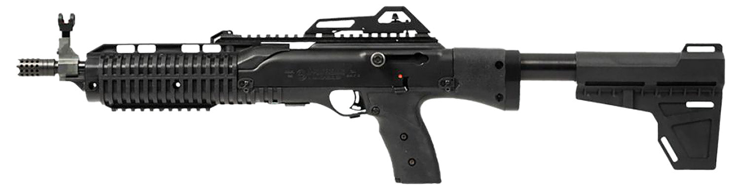 Hi-Point 1095PBRACE 1095P 10mm Auto 10+1 13.25" Black Threaded Barrel, Black Powdercoat Polymer Receiver w/Picatinny Rail, Picatinny Rail Forend, Black Pistol Brace, Black Plastic Grip