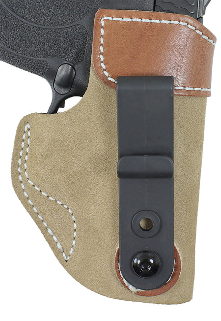 DeSantis Gunhide Sof-Tuck IWB Natural Suede Holster Fits S&W Bodyguard 2.0 Right Hand