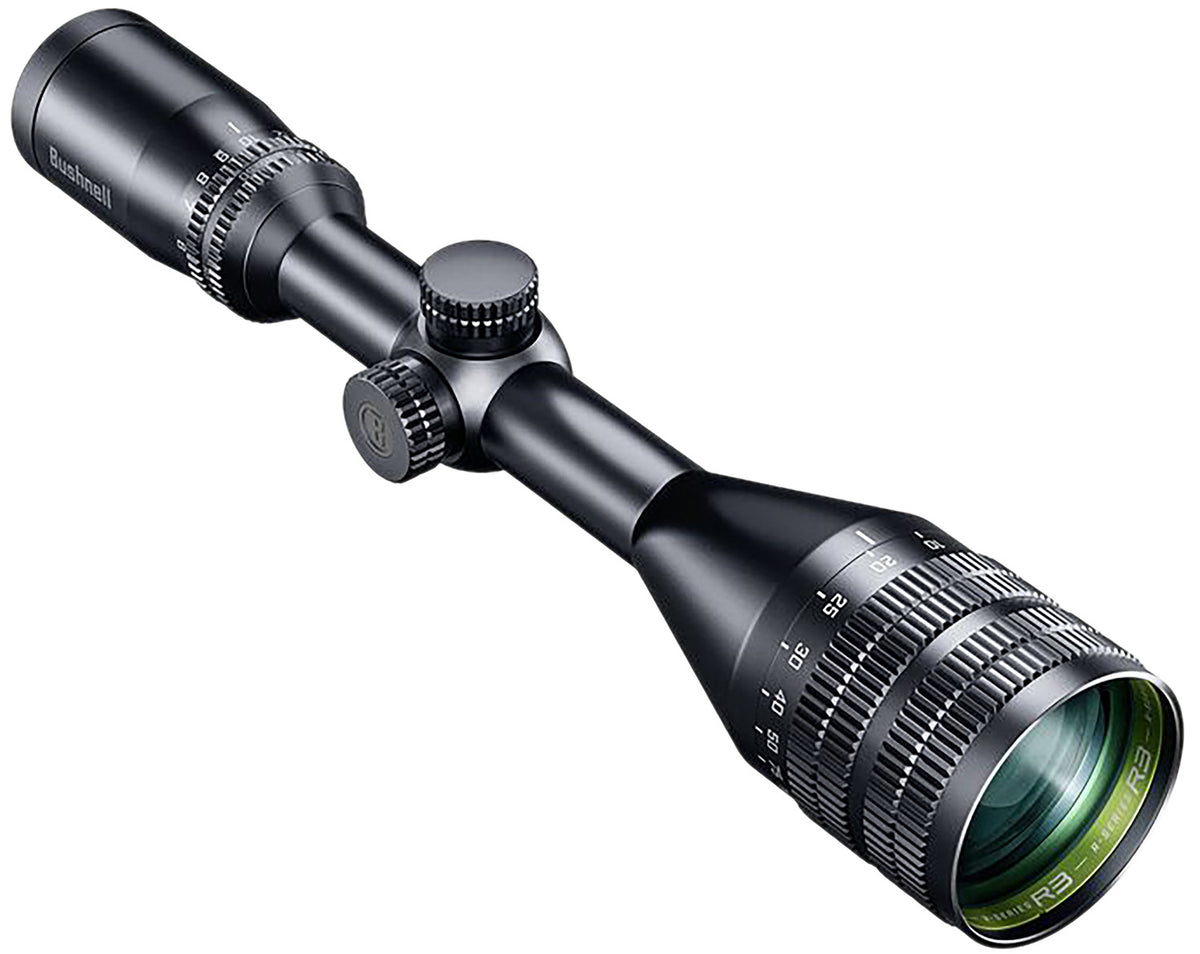 Bushnell R3 Rifle Scope 6-18x50mm Black 1" Tube DOA Quick Ballistic Reticle