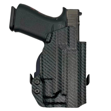 Rounded Gear Kydex OWB Paddle Holster Fits Glock 43/48 with TLR-7 Black Carbon Fiber Right Hand