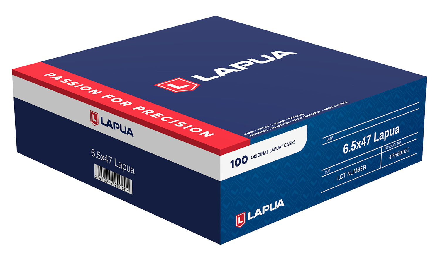 Berger Bullets 4PH6010C 6.5x47 Lapua Unprimed Brass 100 Count