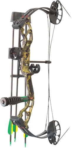 PSE Mini Burner Youth Compound Bow Kit 16-26.5" 40# RH MO Bottomland Camo