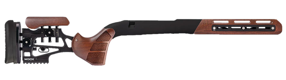 Woox Furiosa Chassis Walnut/Aluminum Hybrid Stock for Tikka T3/T3x Bolt Action 31" OAL