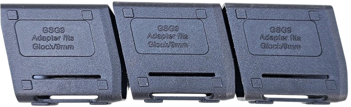 ATI GERMGSG9GLK 9mm Magazine Adapter for Glock Black 3-Pack