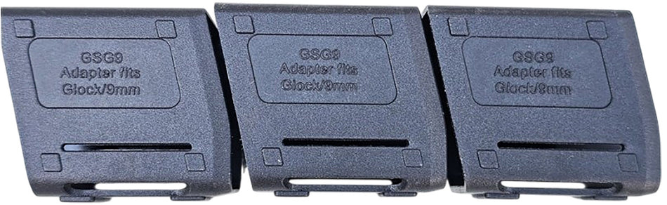 ATI GERMGSG9GLK 9mm Magazine Adapter for Glock Black 3-Pack