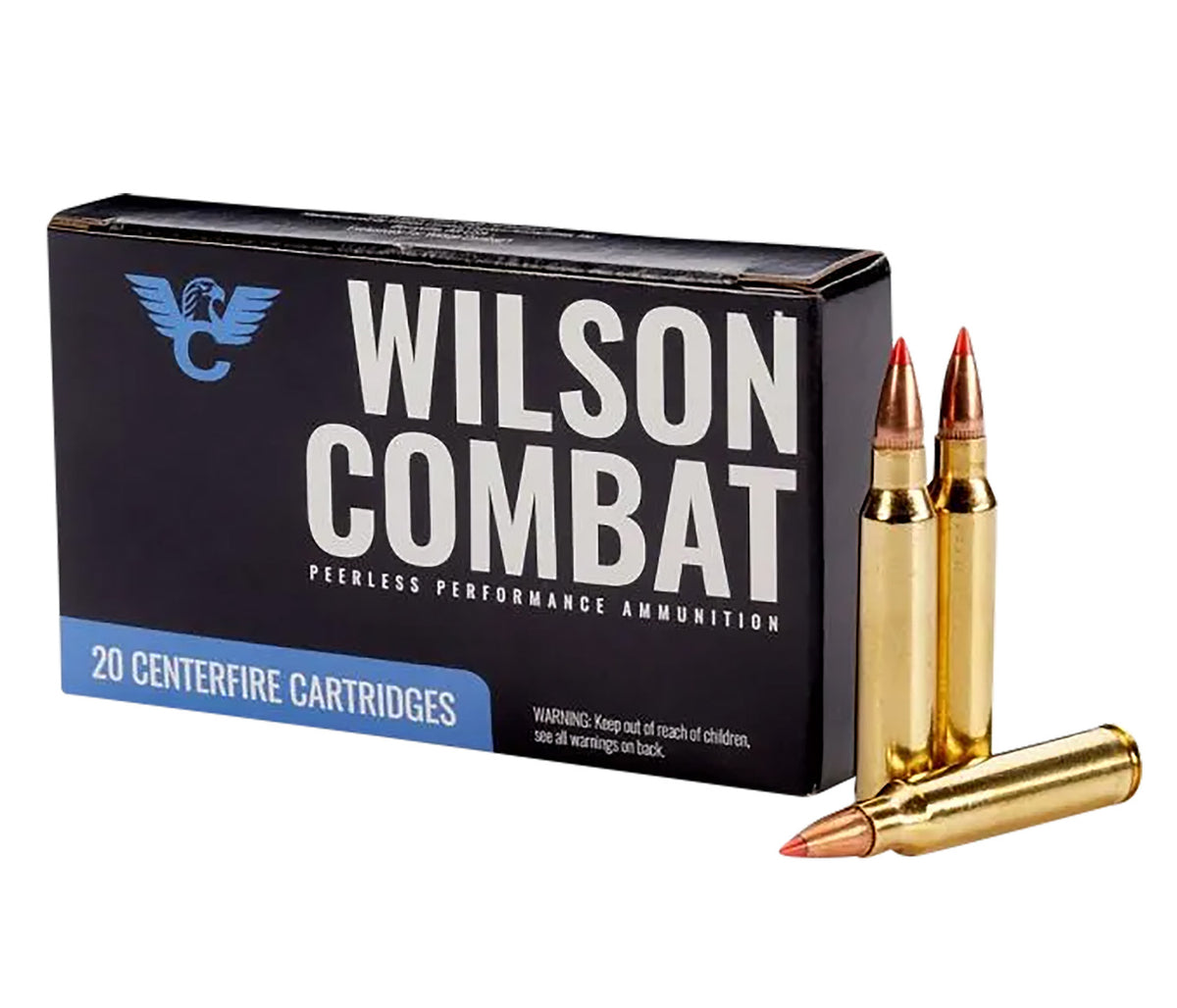 Wilson Combat Hornady V-MAX .223 Remington 60 gr PolyTip ammo
