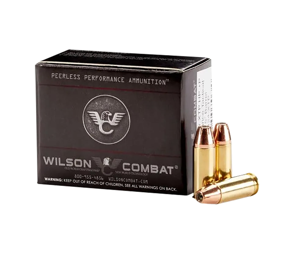 Wilson Combat Hornady XTP +P .38 Special 124 gr JHP ammo