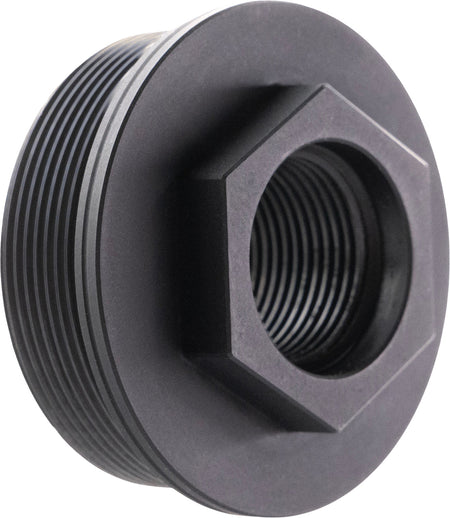 CMMG 11DB017 Zeroed HUB Mount for 1/2"x28 Threaded Firearms Stainless Steel Black