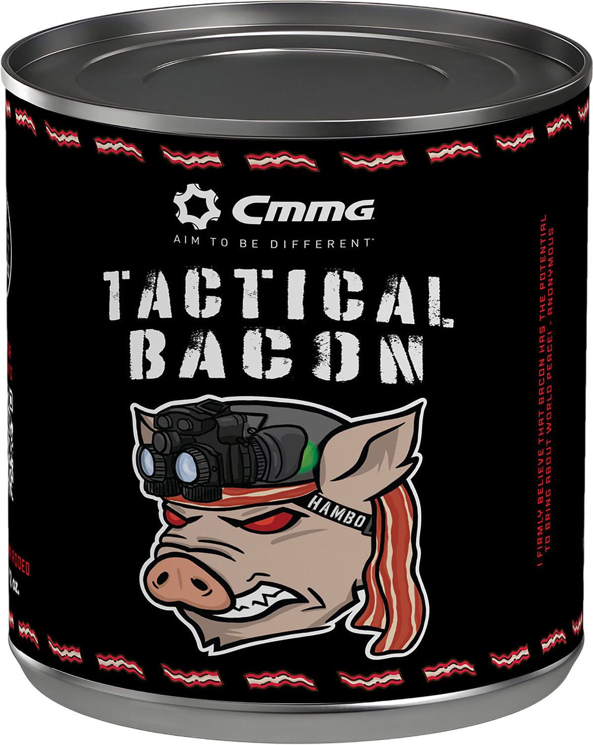CMMG 1340189 Tactical Bacon Ready-to-Eat 12 oz Approximately 70-80 Slices