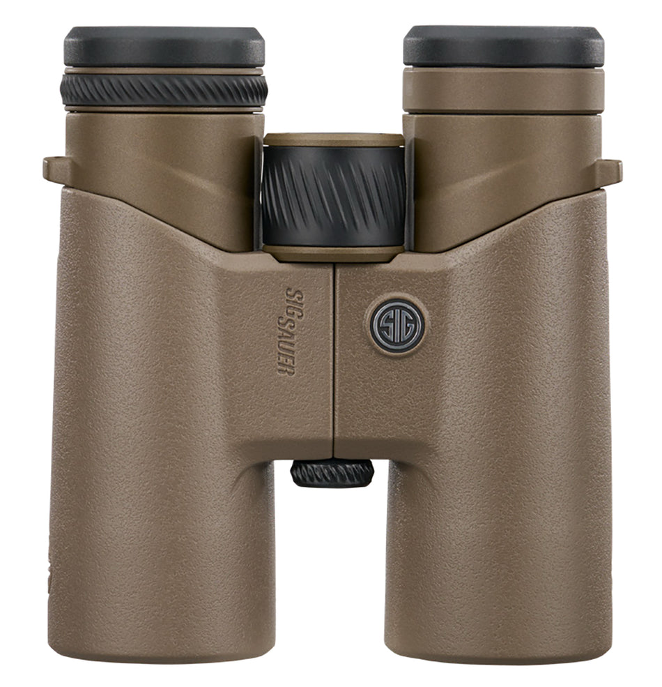 Sig Sauer Electro-Optics SOZ40002 Zulu4 HD 12x50mm Schmidt-Pechan Prism Binocular Coyote Tan Aluminum w/Rubber Armor
