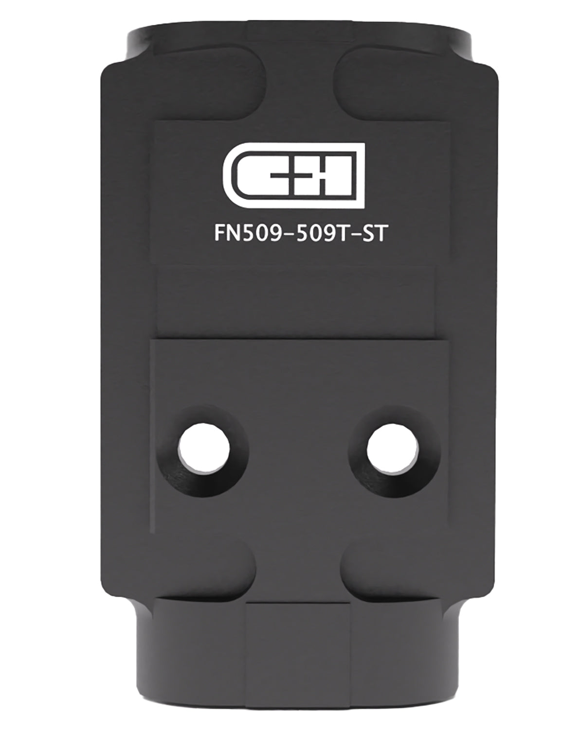 C&H Precision FN509509TST FN 509/510/545 Holosun 509T Optic Adapter Plate Black Steel