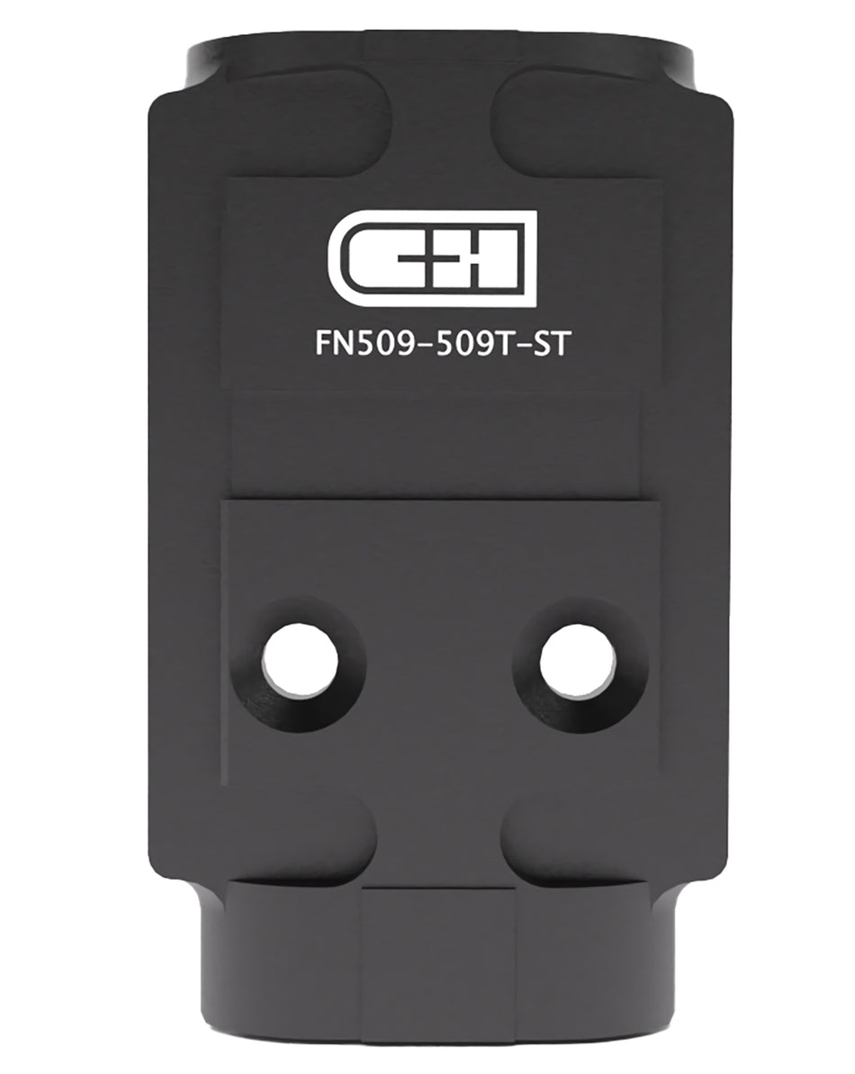 C&H Precision FN509509TST FN 509/510/545 Holosun 509T Optic Adapter Plate Black Steel