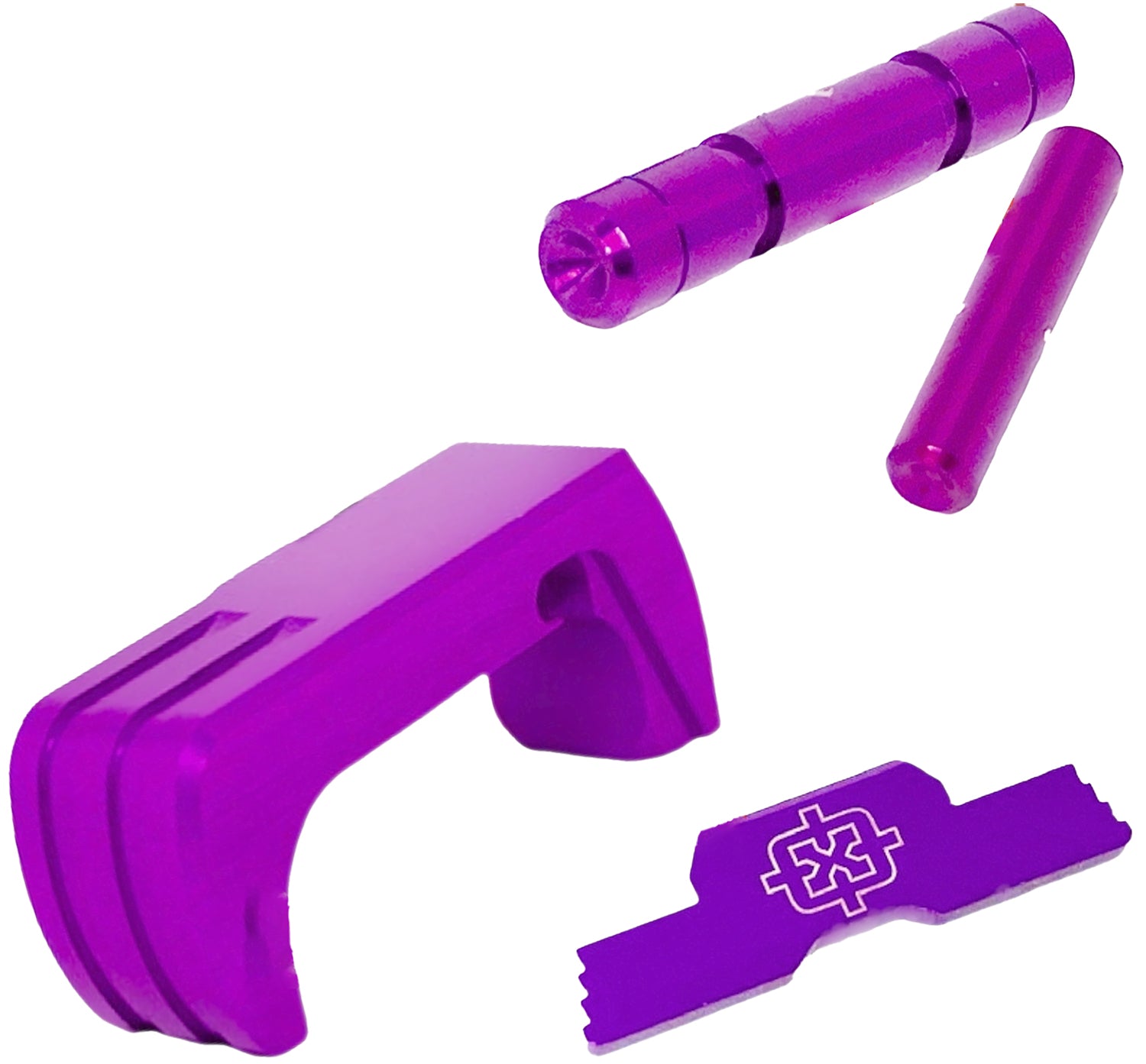 Cross Armory 3-Piece Upgrade Kit for Glock 43 - Purple