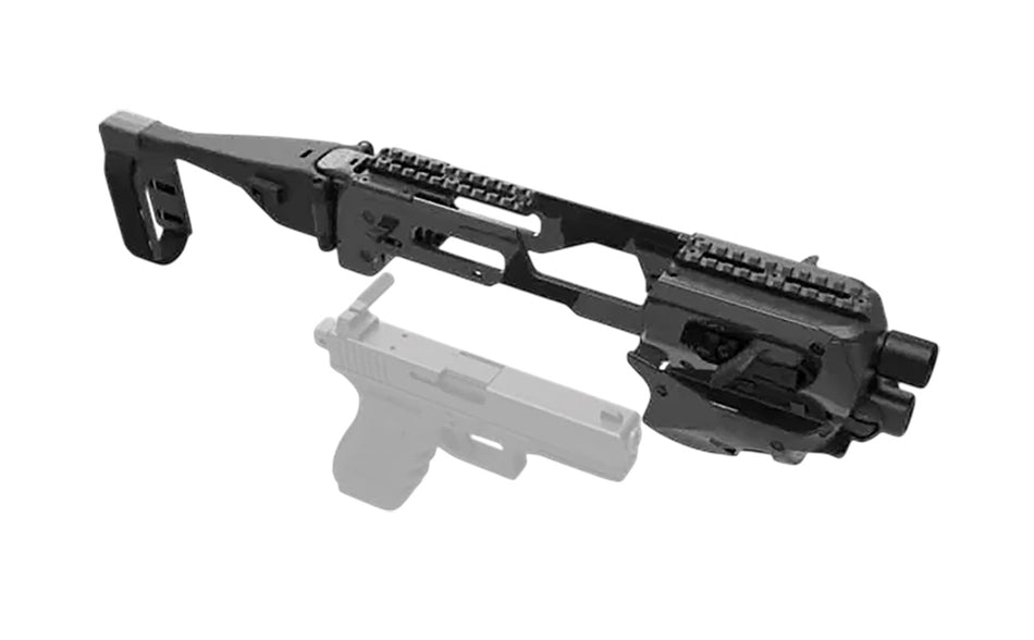 Meta Tactical MCKGEN3 Micro Conversion Kit for Glock Gen3 Black Synthetic Chassis