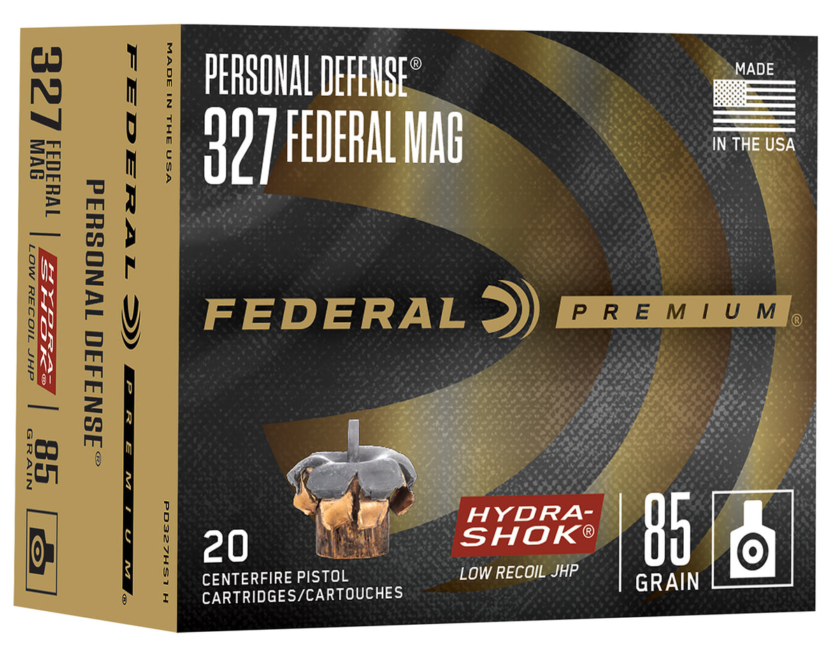 Federal Hydra-Shok .327 Federal Mag 85 gr JHP ammo