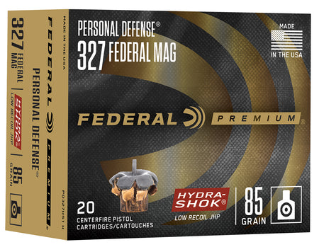 Federal Hydra-Shok .327 Federal Mag 85 gr JHP ammo