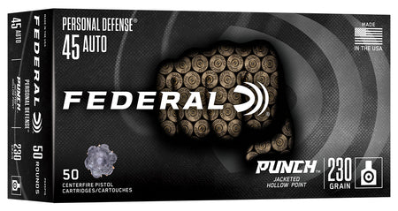 Federal Punch .45 ACP/Auto 230 gr JHP ammo