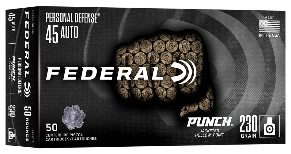 Federal Punch .45 ACP/Auto 230 gr JHP ammo
