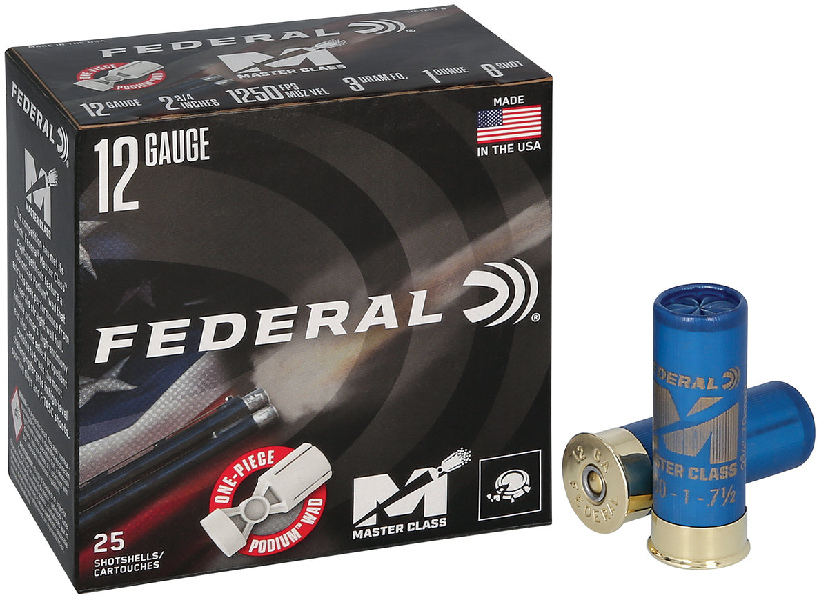 Federal  #8 12 Gauge 1 oz 2.75 in