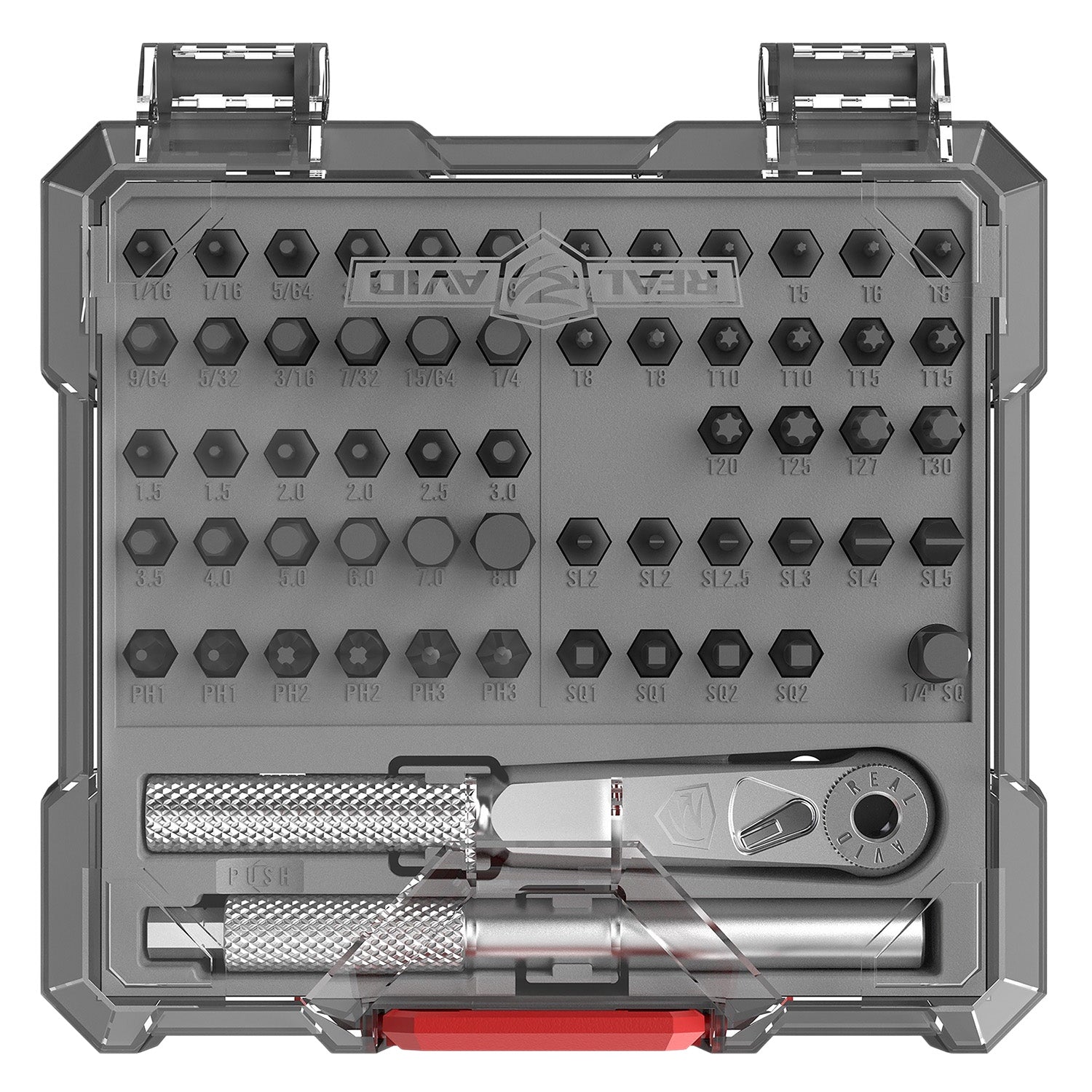 Real Avid AVX3GBS57 X3 Driver Gunsmithing Bit Set 57-Piece