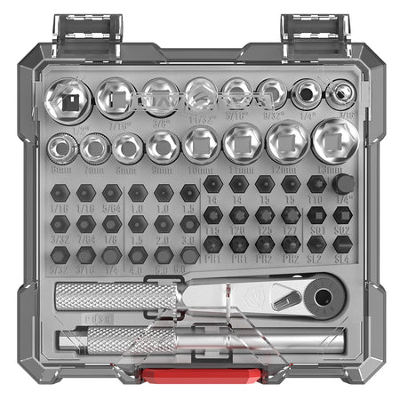 Real Avid AVX3SGBS52 X3 Driver Socket and Gunsmithing Bit Set 52-Piece