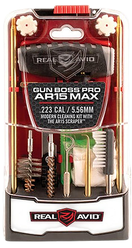 Real Avid AVGBPROARS Gun Boss Pro AR-15 Max Cleaning Kit Multi-Color 223 Cal/5.56mm