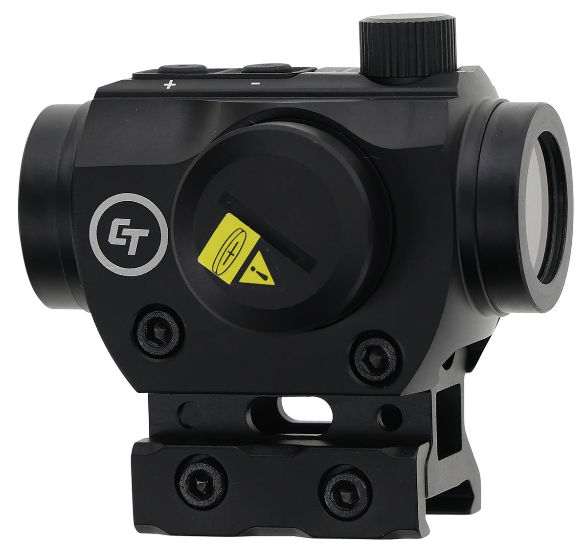 Crimson Trace CTS-25 Black 4 MOA Red Dot Sight with Riser for Rifles