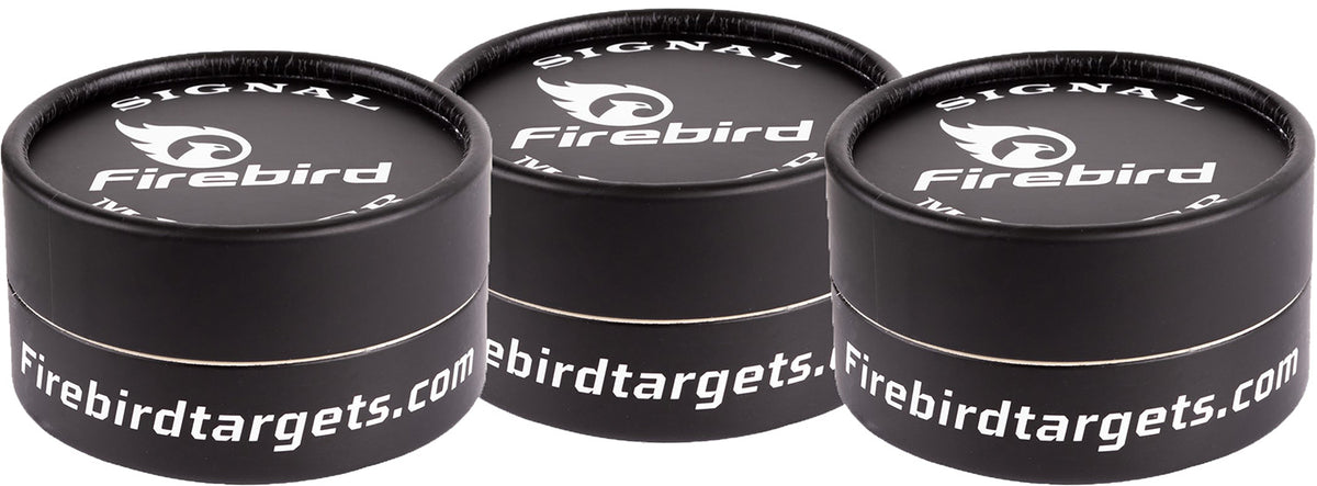 Firebird USA SMCB Signal Marker Moving Trajectory/Static Black Universal Firearm 65mm 3 Pack