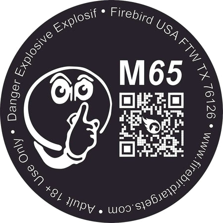 Firebird USA M65 Moderated Low-Noise Reactive Detonating Target 65mm 10 Pack