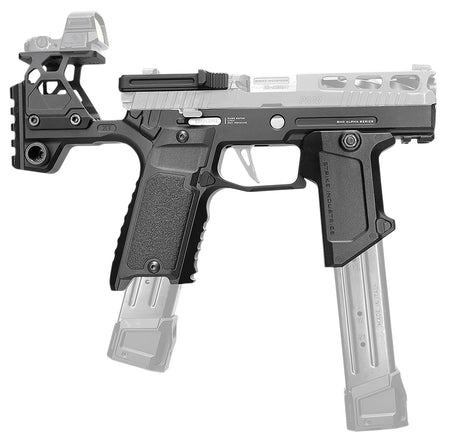 Strike Industries Modular Stock Alpha MKII Black Aluminum for Sig Sauer P320 Ambidextrous