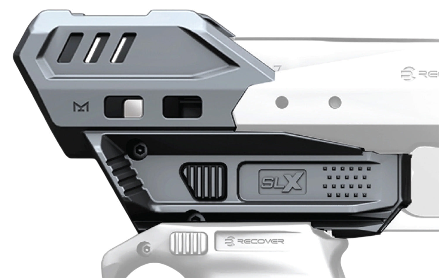 Recover Tactical SLX01 Locking Front Shroud for 20/20 M-LOK, Black Polymer