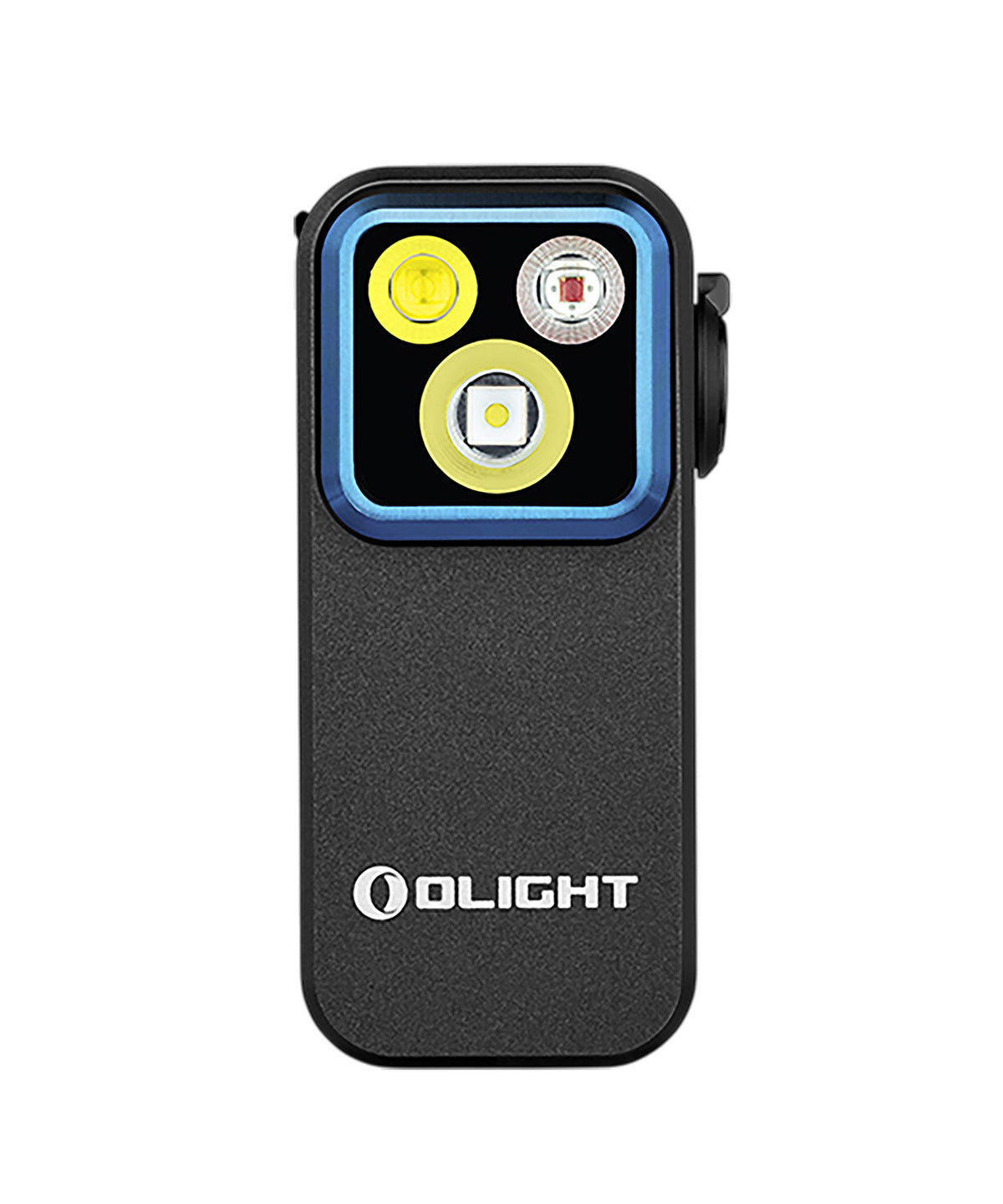 Olight OCLIPPROBLK Oclip Pro Black Aluminum Clip-On Flashlight 500/380/40 Lumens