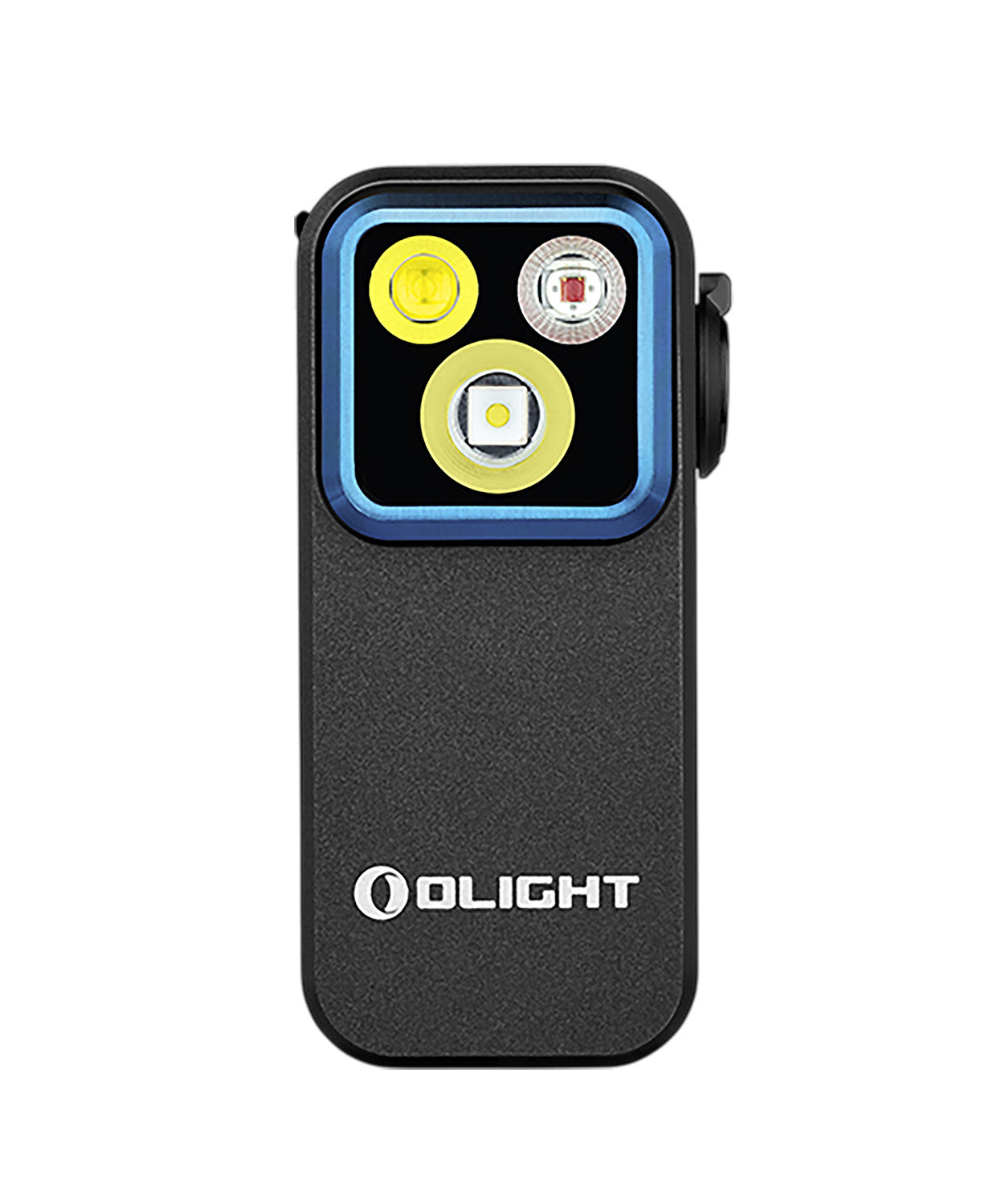 Olight OCLIPPROBLK Oclip Pro Black Aluminum Clip-On Flashlight 500/380/40 Lumens