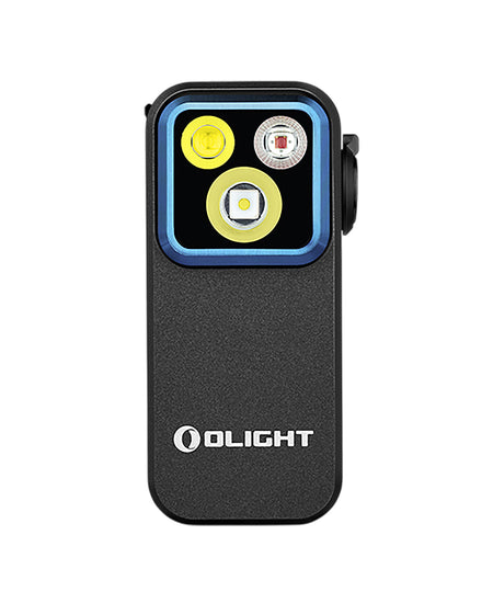 Olight OCLIPPROBLK Oclip Pro Black Aluminum Clip-On Flashlight 500/380/40 Lumens