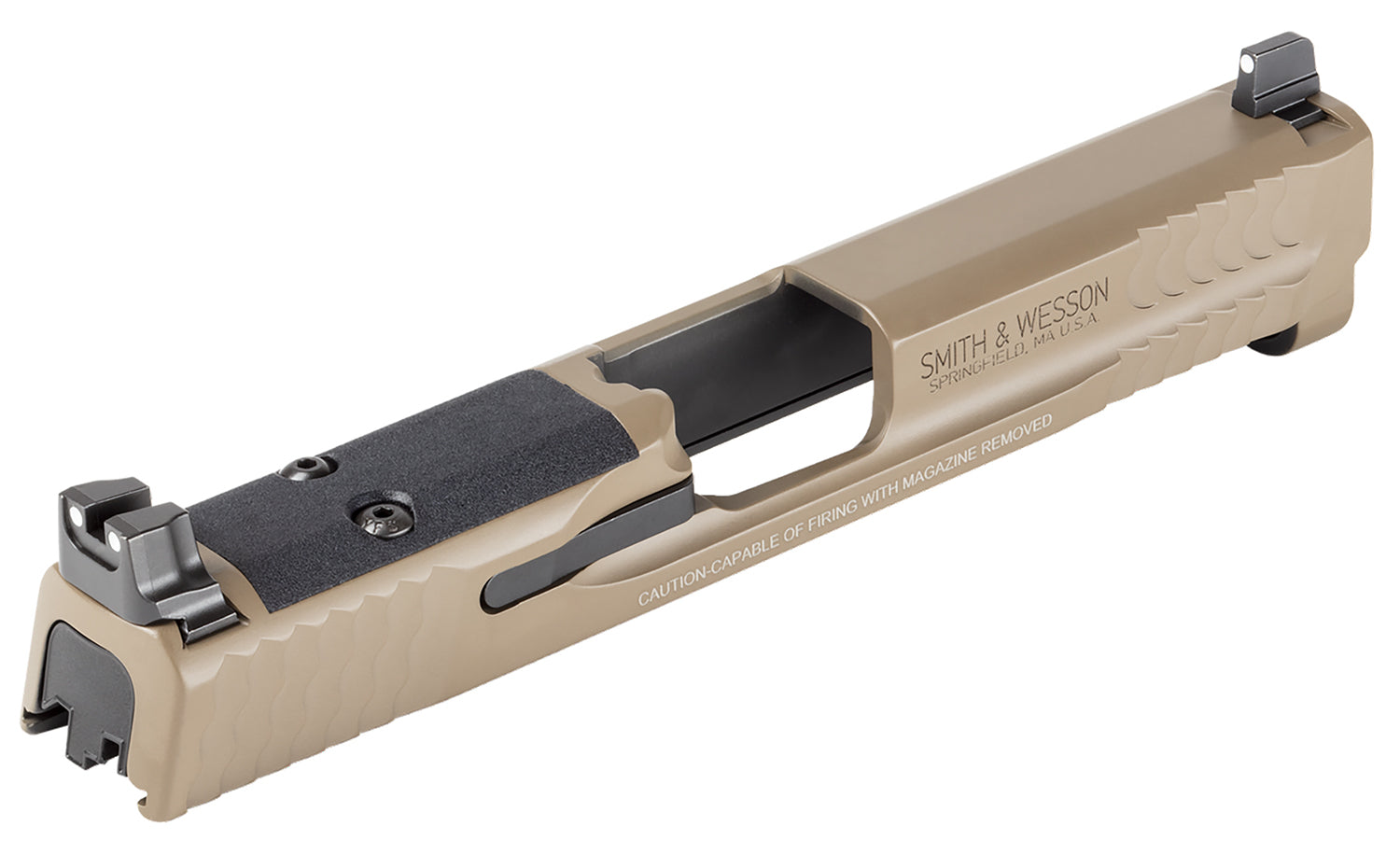 Smith & Wesson 14478 S&W Shield 9mm Slide Assembly - Flat Dark Earth, Optic Ready with Serrated Slide