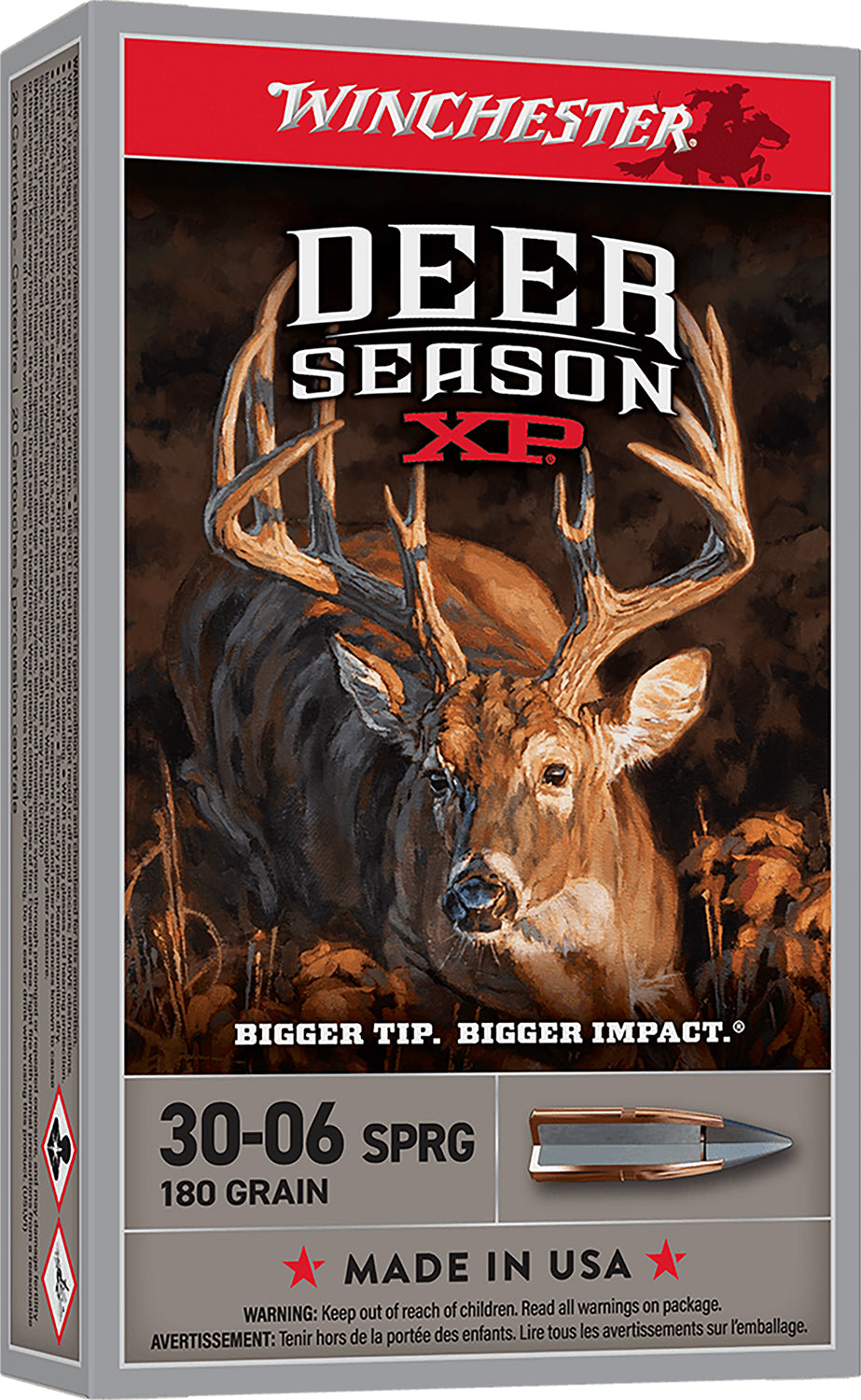 Winchester DEER SEASON XP .30-06 Springfield 180 gr PolyTip ammo