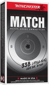 Winchester MATCH  338 Lapua Magnum 285 Gr BTHP