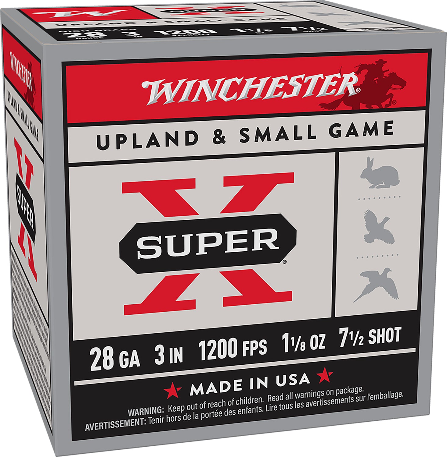 Winchester  #7.5 28 Gauge 1-1/8 oz 3 in