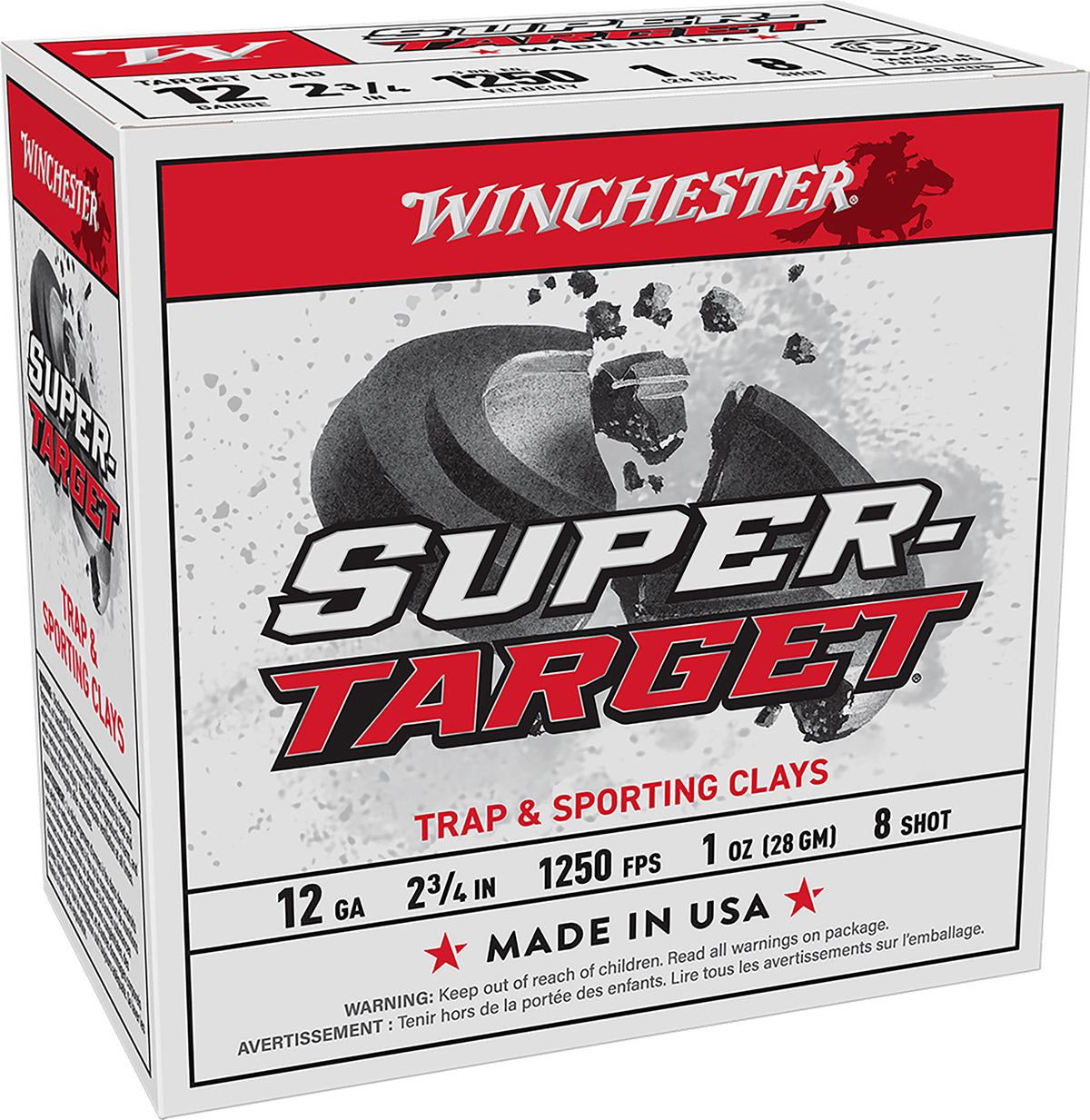 Winchester SUPER TARGET #8 12 Gauge 1 oz 2.75 in