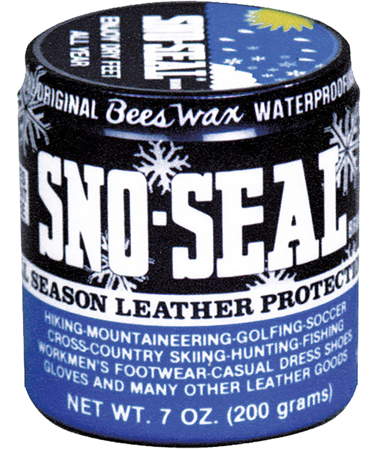 Atsko Sno-Seal Original Beeswax Waterproofing Wax 8 oz for Leather & Waxed Cotton