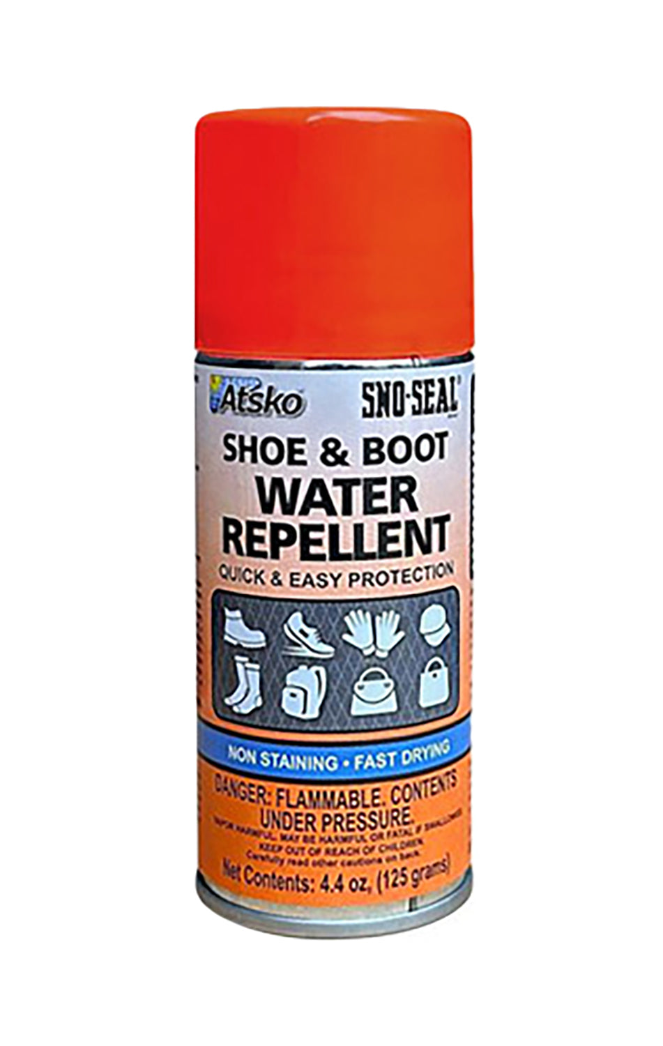 Atsko 13366 Water Repellent Shoe and Boot Aerosol Spray 4 oz