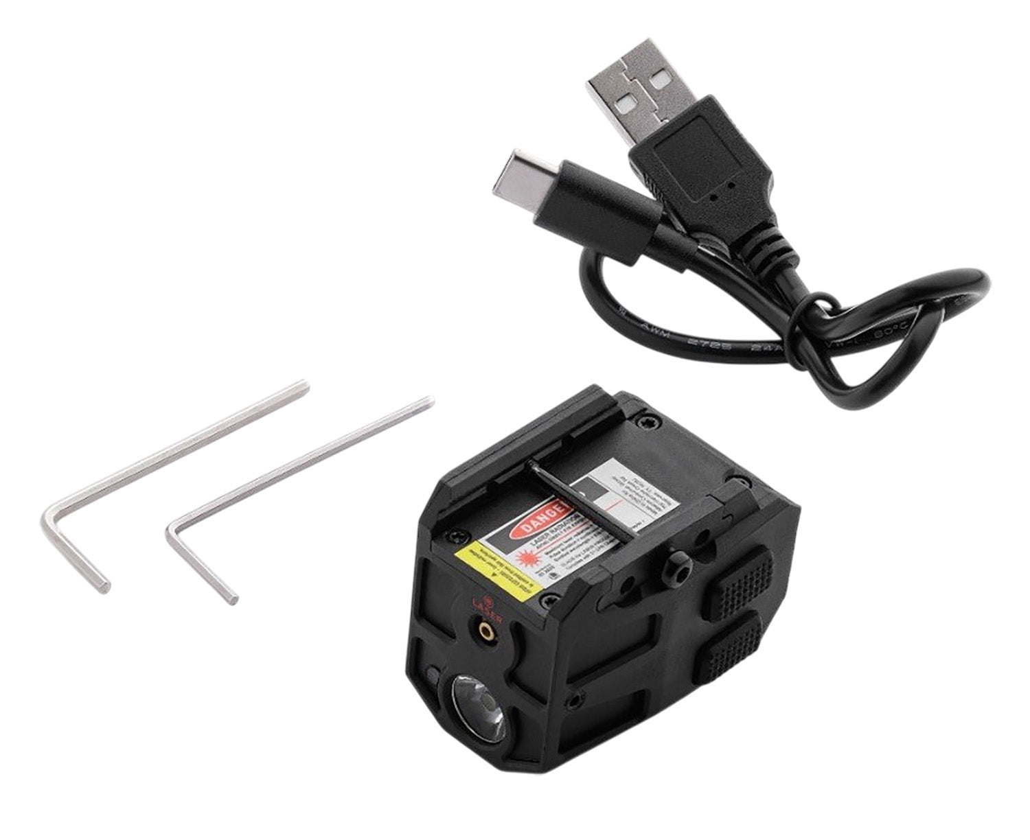 Alliance Consumer Group IPRMLT0003 Mycro Rail Mount Light Matte Black 300 Lumens with Green Laser