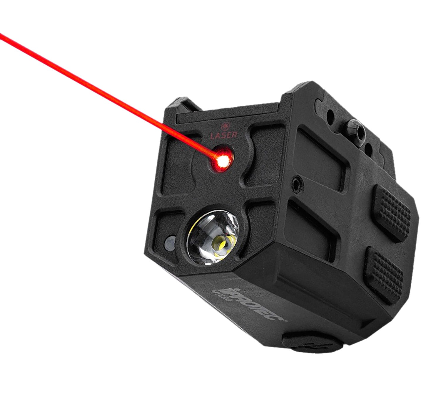 Alliance Consumer Group IPRMLT0004 Mycro Rail Mount Light Matte Black 300 Lumens with Red Laser