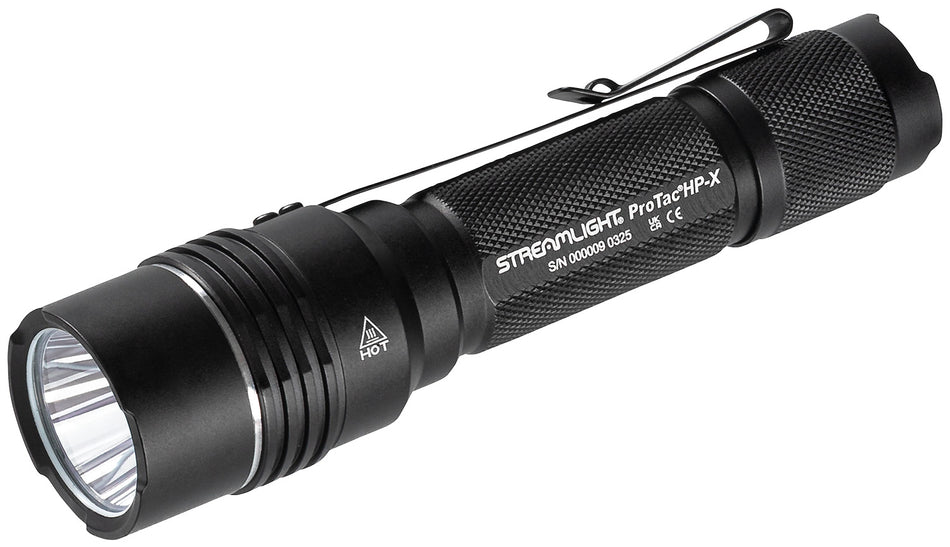 Streamlight 89021 ProTac HP-X Black 45/240/800 Lumen Tactical Flashlight 648m Beam Distance